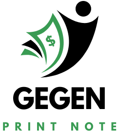 GEGEN PRINT NOTE